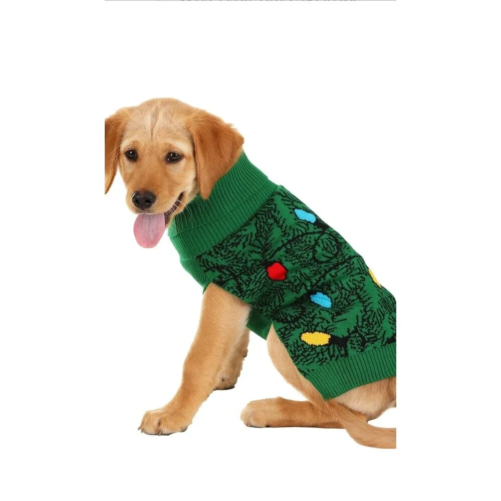 Dog‎ Sweater Pet Ugly Sweater Christmas Tree Holiday Xmas New NWT Medium
